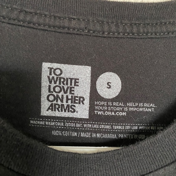 To Write Love On Her Arms Progress Title Shirt - Picture 3 of 5